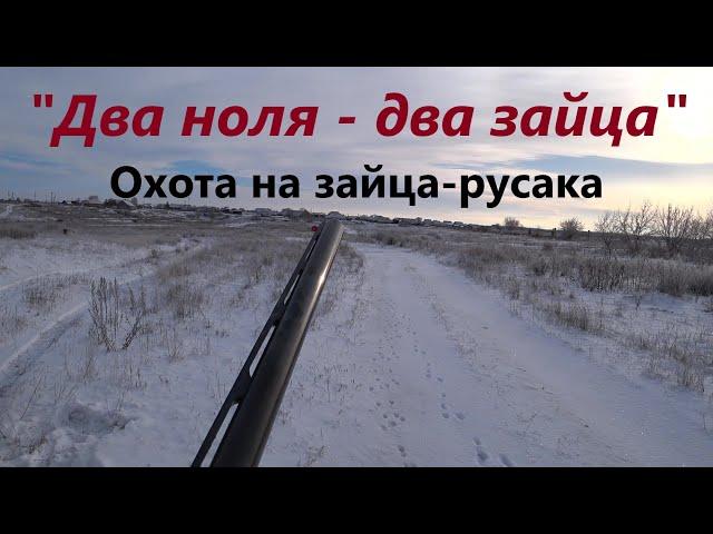 Охота на зайцев "Два ноля - два зайца"