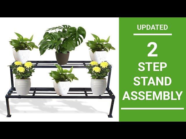 Assembly of TrustBasket 2 Step Stand for Multiple Plants and Pots |  Multipurpose | Indoor / Outdoor