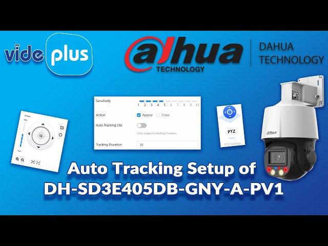 Dahua - Mini TiOC PTZ Auto Tracking Setup DH-SD3E405DB-GNY-A-PV1