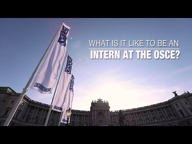 What it is like to be an intern at the OSCE?