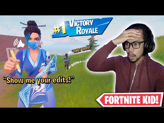 We Almost RAGE Playing With This Fortnite Kid! | Fortnite Malaysia