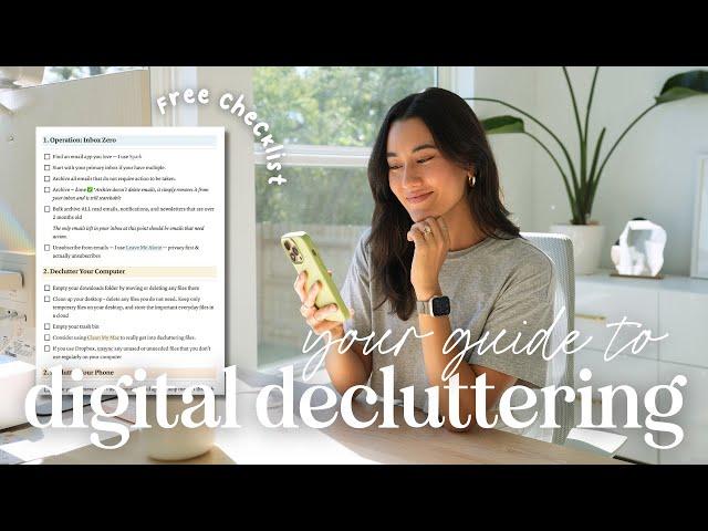 Declutter Your Digital for 2024 | Inbox Zero, Tech Detox & Camera Roll  Design Your Year Challenge