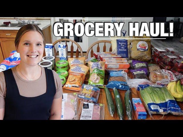 GROCERY HAUL WITH WEEKLY MEAL PLAN! | BUDGETING & SHOPPING SALES