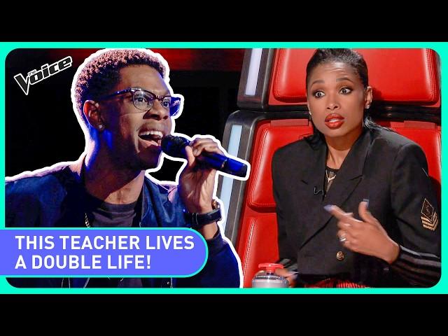 TEACHER unveils his surprising DOUBLE LIFE in the Blind Auditions!