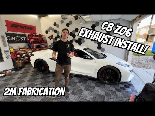 C8 Z06 best sounding exhaust! install guide 2M Fabrication