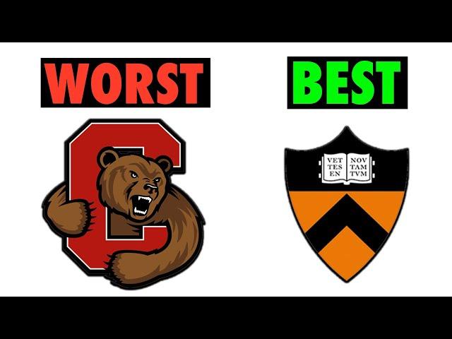 All 8 IVY LEAGUE SCHOOLS Ranked WORST to BEST