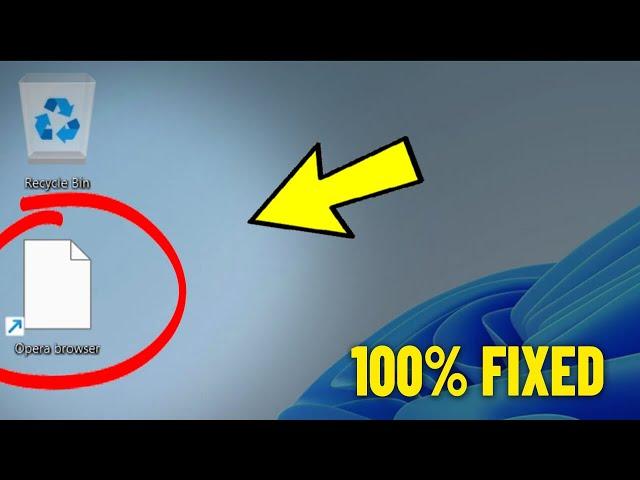 Fix Desktop Icons Not Working / not Showing Properly in Windows 11 /10/8/7 | Restore icons Missing 