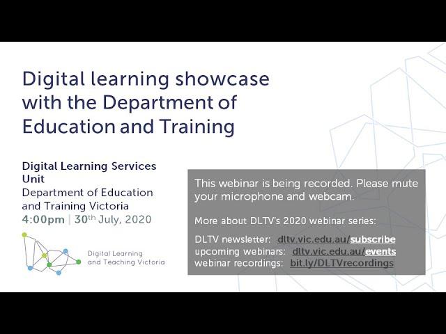 DLTV - Digital Learning Showcase with the Department of Education and Training