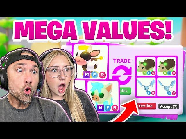 Cammy Makes a HUGE MISTAKE When Trading the NEW MEGA Pets! Adopt Me!