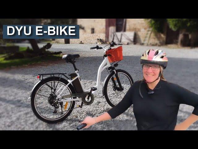 Testing out the DYU C6 Ebike with a trip to the French boulangerie