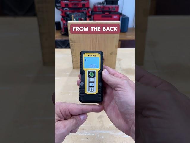 How to Use a Laser Distance Measurer in 60 Seconds #DIYHacks #LaserMeasure #ToolTips