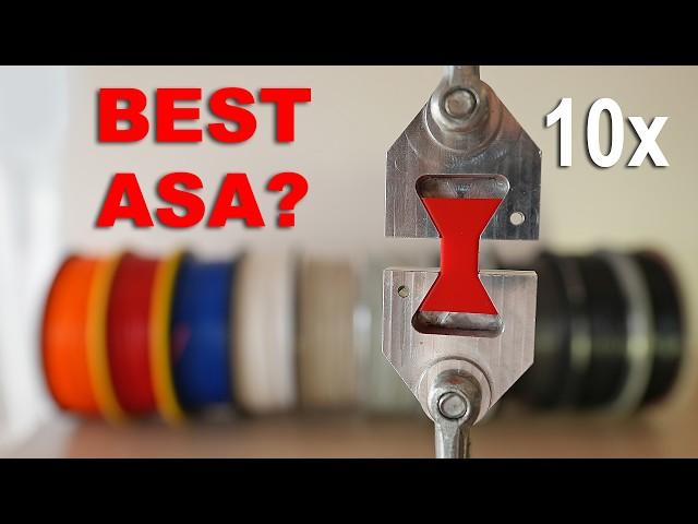 What is the best ASA filament? 10 different ASA brands tested