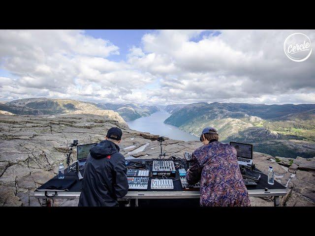 Einmusik b2b Jonas Saalbach live at Preikestolen in Norway for Cercle