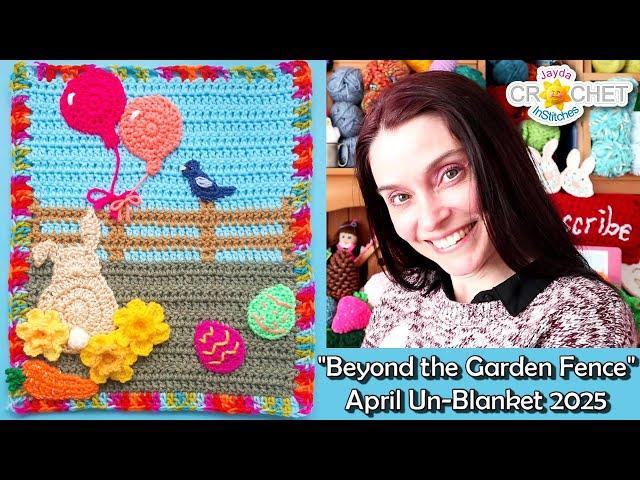 2025 Calendar Un-Blanket Project - Beyond the Garden Fence Graph - April