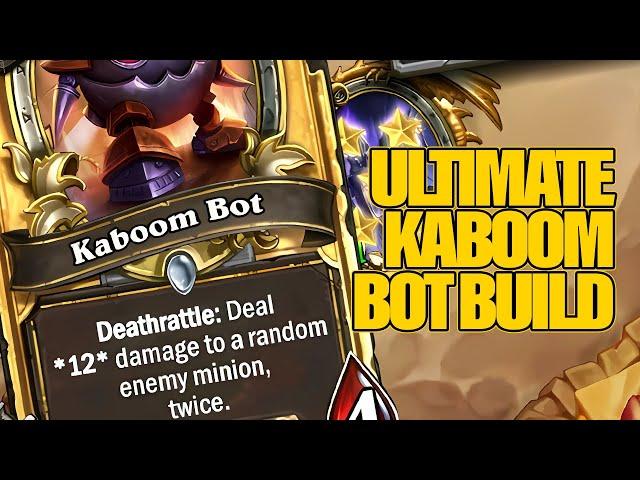 We Already Got The Ultimate Kaboom Bot Trinket Build | Dogdog Hearthstone Battlegrounds