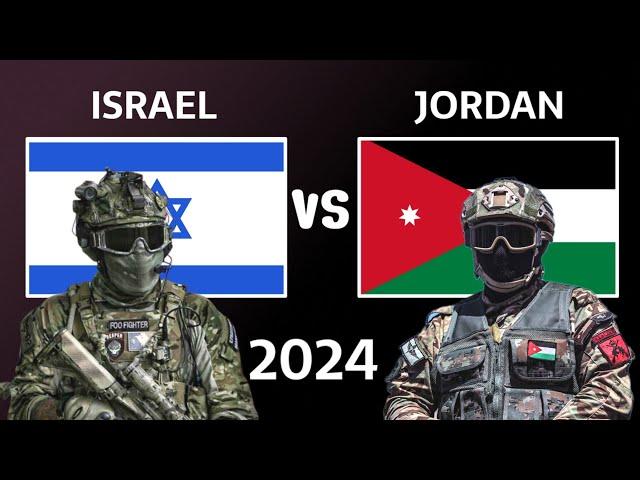 Israel vs Jordan Military Power Comparison 2024 | Jordan vs Israel Military Power 2024