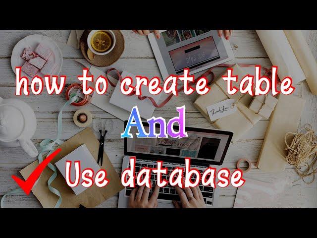 how to create database in mysql || sql tutorial || create database || use database || sql in short