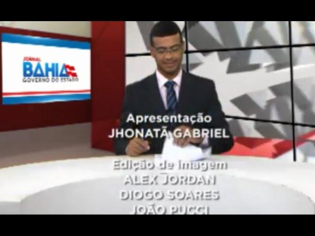 Jornal Secom Bahia - 05.11.2015 - Apres.: Jhonatã Gabriel