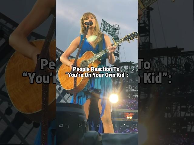 Fans Reaction to Surprise Song Dublin Night 1 Eras Tour! #shorts #taylorswift