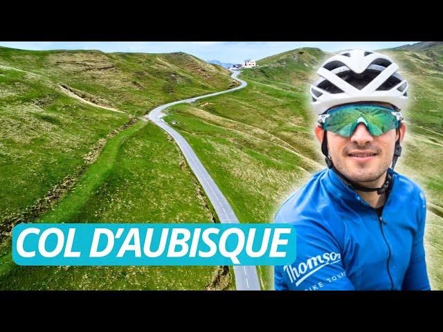 CLIMBING the  BEAUTIFUL COL D'AUBISQUE