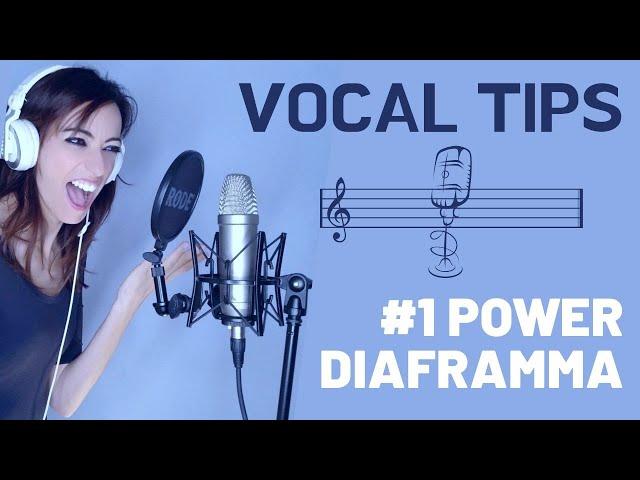 ESERCIZI PER LA VOCE  #1 POWER DIAFRAMMA - allenare il diaframma ESERCIZI RESPIRAZIONE CANTO