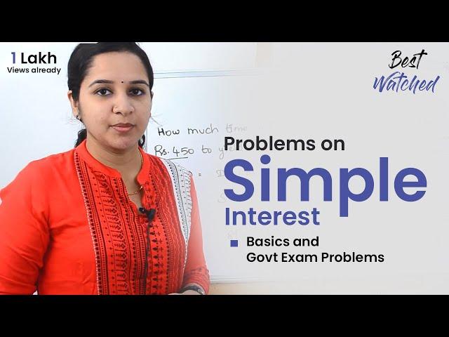 Aptitude Made Easy - Simple Interest Full Series, Learn maths #withme #StayHome