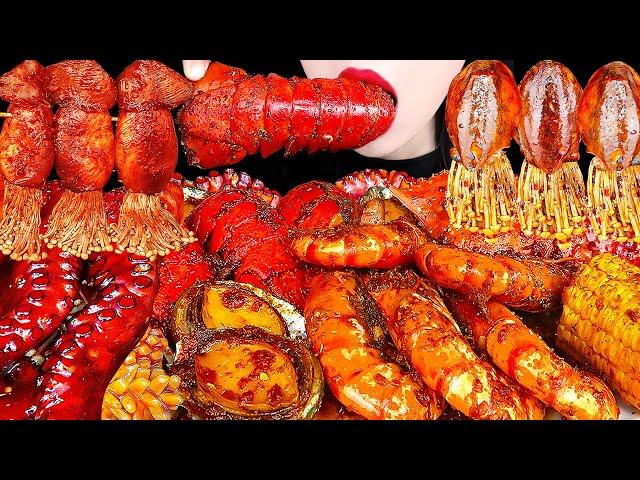 ASMR SPICY SEAFOOD *LOBSTER, OCTOPUS, SQUID, CRAB 매운 해물찜 모음집 COMPILATION EATING SOUNDS MUKBANG 먹방