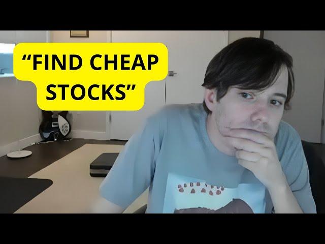 Martin Shkreli: «Best Strategy Is To Find Cheap Stocks»