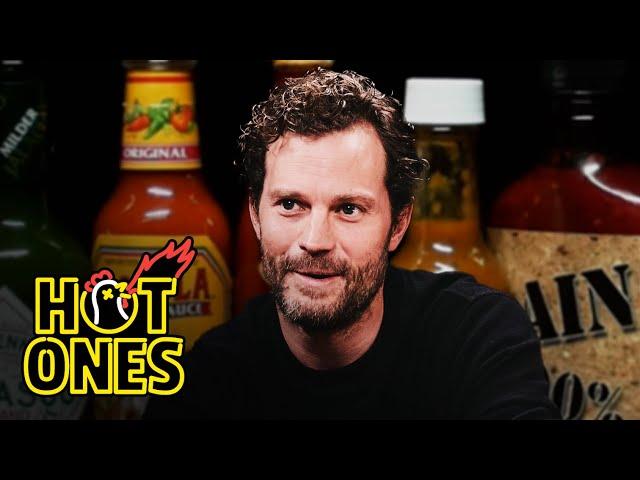 Jamie Dornan Gets Punched in the Face by Spicy Wings | Hot Ones