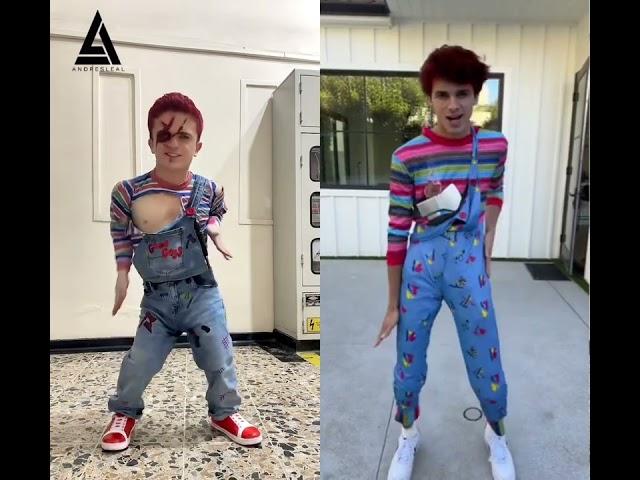 Andrés Leal and Brent Rivera like Chucky.