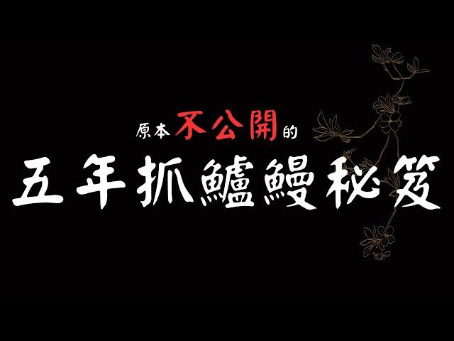 【4K】原本不公開的五年抓鱸鰻技巧   #永續生態