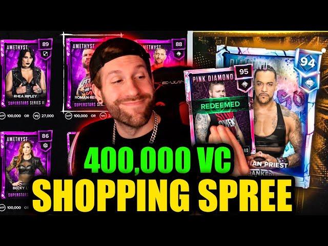 *UNLOCKED PINK DIAMOND KO* $100 Shopping Spree On CHEAP Card Market + WWE2K24 New Content Review