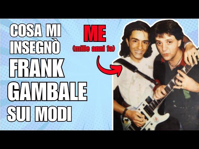 Crea giri armonici Modali con la Tecnica di Frank Gambale | modi della scala maggiore