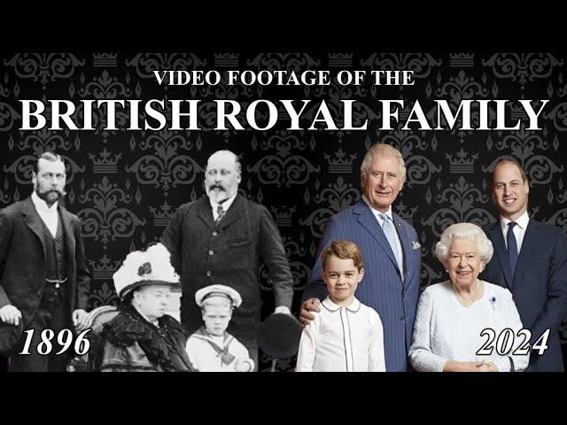 THE EVOLUTION OF THE BRITISH ROYAL FAMILY (video footage from 1896 to 2025)