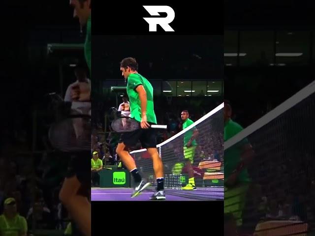 Roger Federer in Court Level Just Hits Different