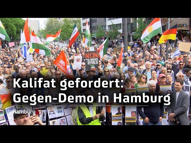 Steindamm: Hunderte demonstrieren gegen Islamisten