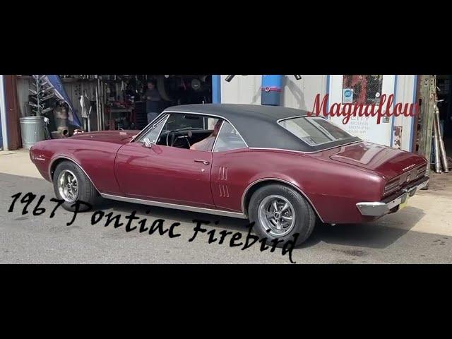 1967 Pontiac Firebird: Magnaflow wide open mufflers