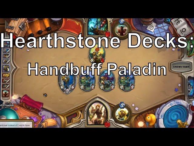 Hearthstone: Grimy Goons Handbuff Paladin Decks