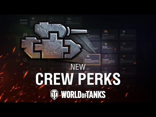 New Crew Perk System | World of Tanks Official