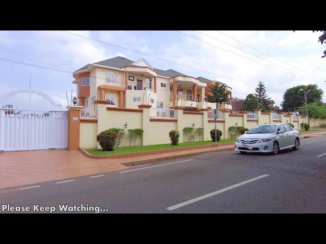 4K COMPLETE TOUR MOST DEVELOPED COMMUNITY IN AFRICA GHANA ACCRA - EAST LEGON