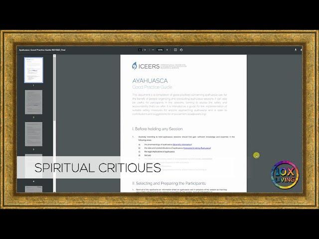 Assessing Best Practices for Ayahuasca by ICEERS.org