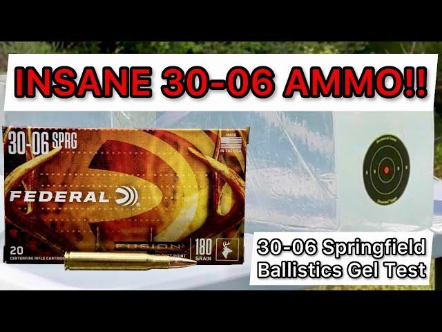 30-06 Federal Fusion 180gr Ammo Review & Ballistics Gel Test: BEST BUDGET AMMO, BEST AMMO PERIOD?!