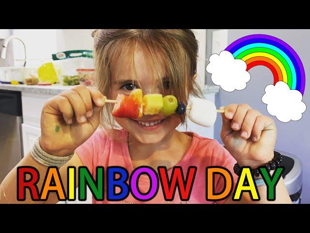 Family Vlogs Kids Activities - Rainbow Theme