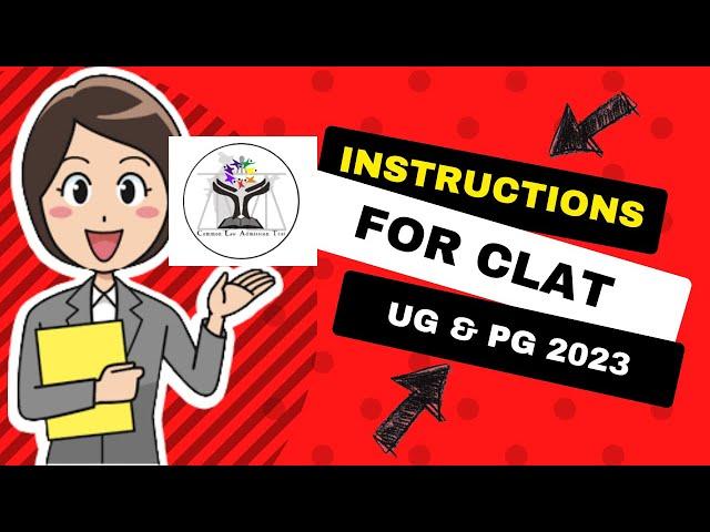 Instructions for CLAT Exam|Things to carry for CLAT Exam|Important Documents to carry for CLAT