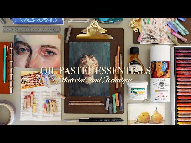 Oil Pastel Essentials | Materials and Technique