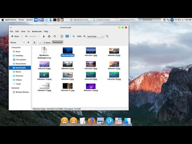 Mac OS X (MacBuntu) Transformation Pack Ubuntu 16.04 Xenial Xerus