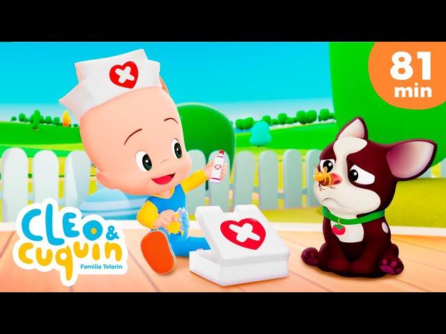 Doctor Cuquín 🩺 y más canciones infantiles para bebés con Cleo y Cuquín