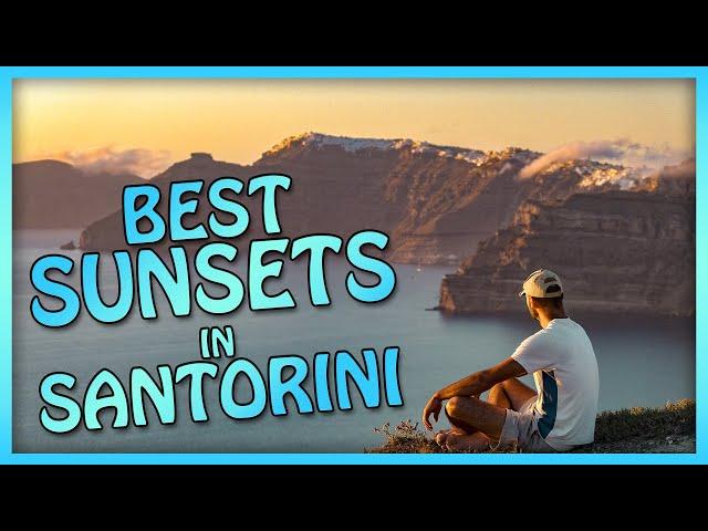 Santorini : 6 SECRET SUNSET SPOTS [Away from the crowds]