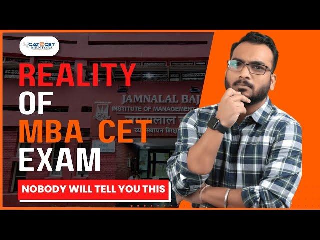 Harsh Reality of CET Exam | Nobody Will Tell You This! | MBA CET 2023