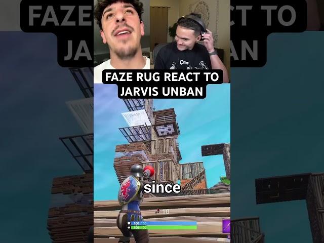 FaZe Rug Reacts to Jarvis First Fortnite Game after Unban